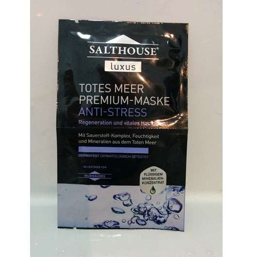 Salthouse Luxus Totes Meer Premium-Maske Anti-Stress