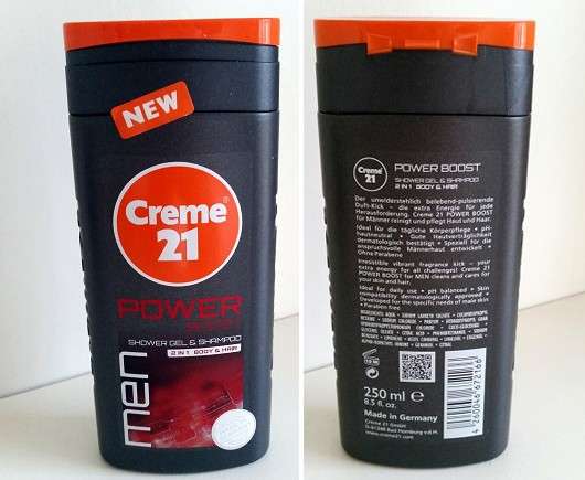 Creme 21 Men Power Boost Shower Gel & Shampoo