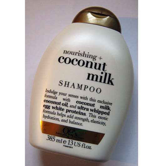 ogx nourishing+ coconut milk shampoo