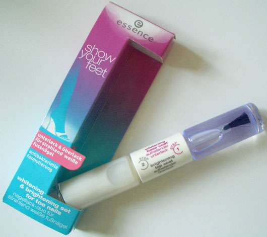 essence show your feet nagellack-duo für strahlend weiße Fußnägel