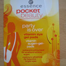 essence pocket beauty party is over vitamin eye gel pads