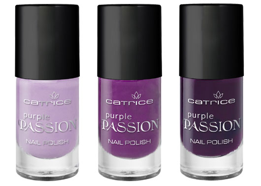 Catrice PURPLE PASSION Nail Polish (v.l.n.r.: #01, #02, #03), Quelle: cosnova GmbH