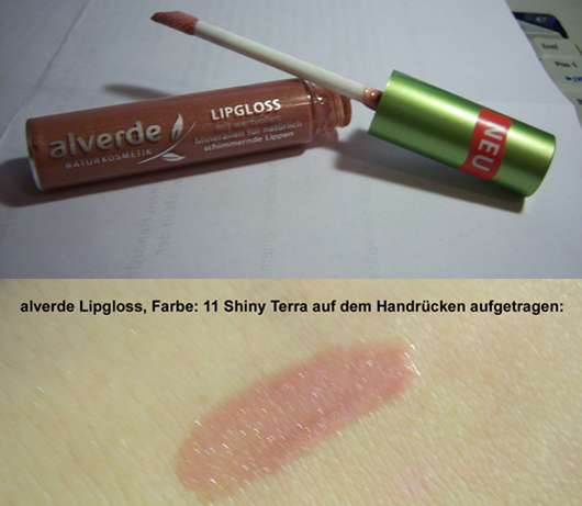 alverde Lipgloss, Farbe: 11 Shiny Terra