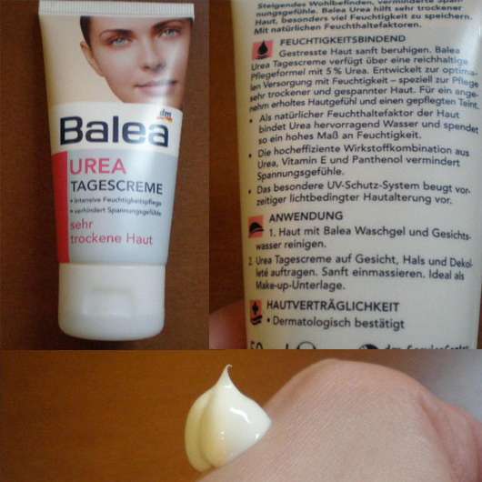 Balea Urea Tagescreme (für sehr trockene Haut)