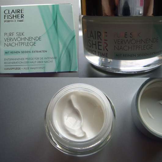 Claire Fisher Perfect Time Pure Silk Verwöhnende Nachtpflege 