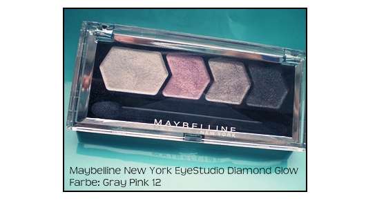 Maybelline New York Eyestudio Diamond Glow, Farbe: 12 Gray Pink Drama