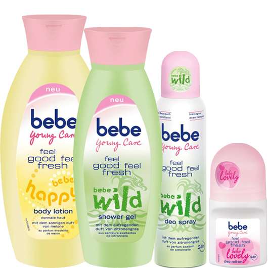 Die neuen feel good feel fresh Produkte von bebe Young Care®