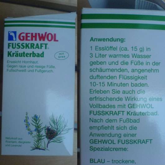 GEHWOL FUSSKRAFT Kräuterbad