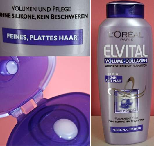 Test - Shampoo - L'Oréal Elvital Volume-Collagen Aufpolsterndes - Pinkmelon