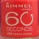 Rimmel London 60 Seconds Nagellack, Farbe: 430 Coralicious