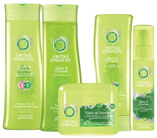 3 x 1 Herbal Essences Glanz & Glimmer Produktset zu gewinnen