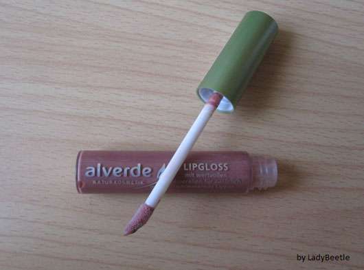 alverde Lipgloss mit wertvollen Mineralien, Farbe: 11 Shiny Terra