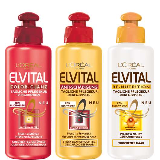 L’ORÉAL PARiS ELVITAL TÄGLICHE PFLEGEKUREN