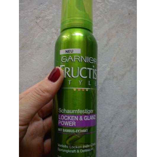 Garnier Fructis Style Schaumfestiger "Locken & Glanz Power"