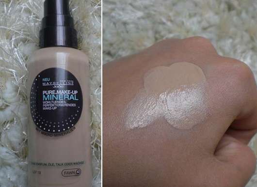 Maybelline Jade Pure Make-up Mineral (Flüssig Make-up), Nuance: Fawn