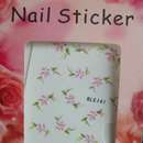 Profi Nail Products One Stroke Nail Sticker (rosa Blumenmotive)