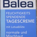 Balea Feuchtigkeitsspendende Tagescreme mit Lotusblüte (für normale und Mischhaut)