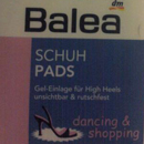 Balea Schuh Pads „dancing & shopping“