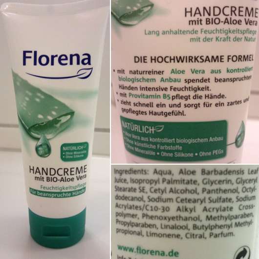 Diverse omverwerping Leidinggevende Test - Handpflege - Florena Handcreme mit Bio-Aloe Vera (für beanspruchte  Hände) - Pinkmelon