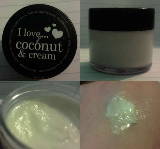 I love… coconut & cream glossy lip balm