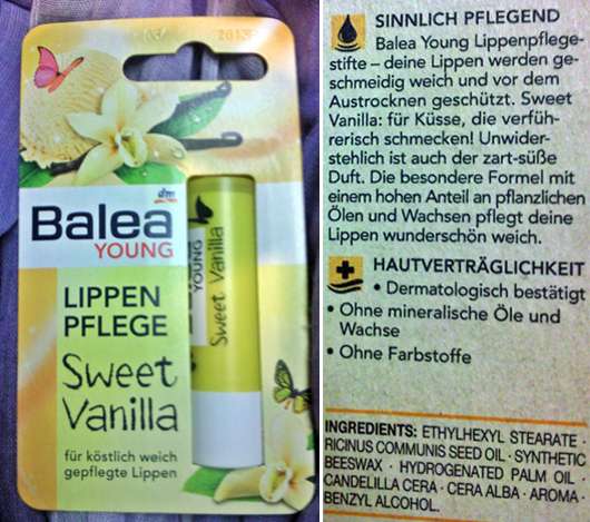 Balea Young Lippenpflege „Sweet Vanilla“