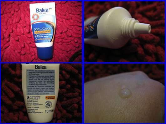 Balea Young Soft + Clear Pickeltupfer-Gel