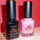 LCN Nail Polish, Farbe: Schwarz & LCN Crackle Lack, Farbe: Pink