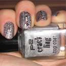 p2 crackling top coat, Farbe: 020 silver blast