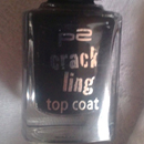 p2 crackling top coat, Farbe: 010 black explosion