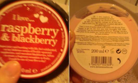 I love… Raspberry & Blackberry Bodybutter