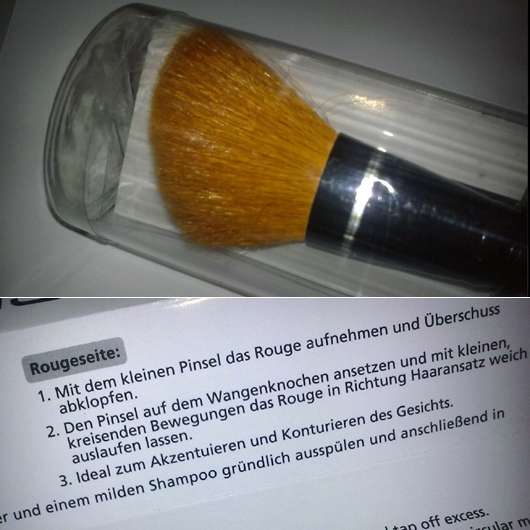 p2 sun city be ready! duo powder brush (als Rouge-Pinsel verwendet)