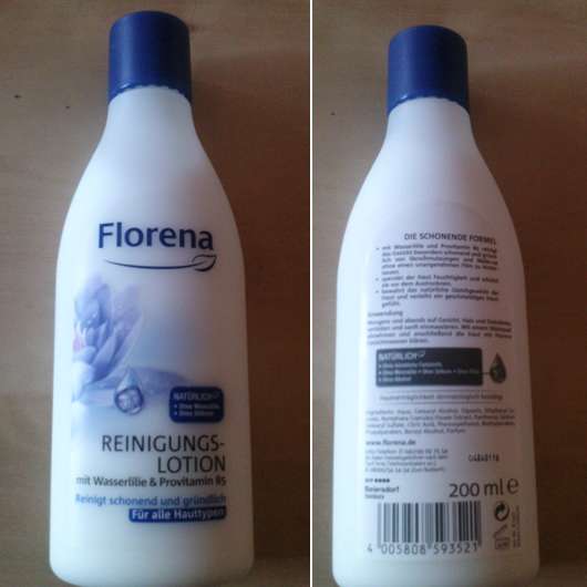 Florena Reinigungslotion mit Wasserlilie & Provitamin B5 (für alle Hauttypen)