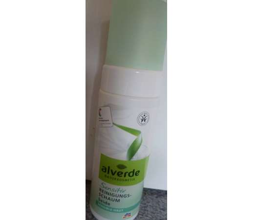 alverde Sensitiv Reinigungsschaum Seide
