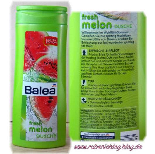 Balea „fresh melon“ Dusche (Limited Edition)