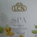 LCN SPA Bali Relax Massage Cream