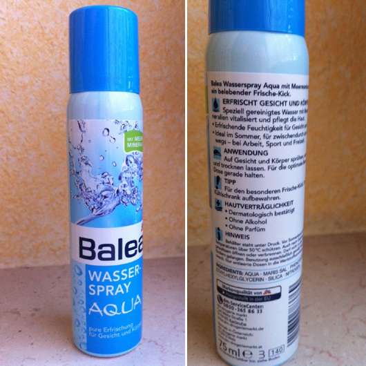 Balea Wasserspray Aqua