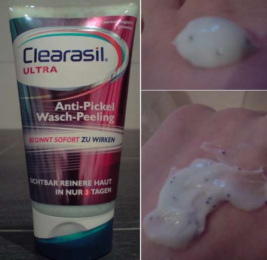 Test Anti Pickel Produkte Clearasil Ultra Anti Pickel Wasch Peeling Testbericht Von Angilicous