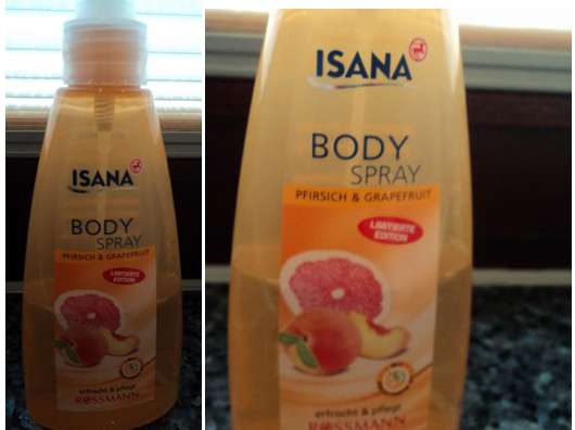 ISANA Bodyspray Pfirsich & Grapefruit (Limited Edition)
