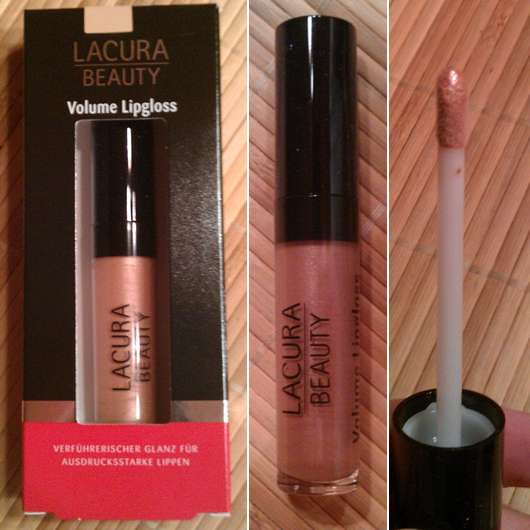 Lacura Beauty Volume Lipgloss, Farbe: Nude Shimmer