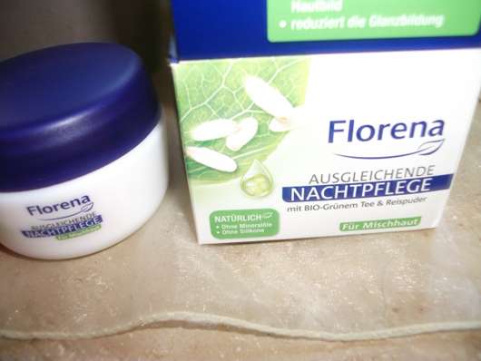 Florena ausgleichende Nachtpflege für Mischhaut