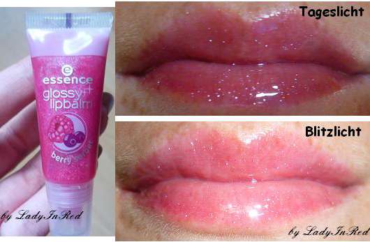 essence glossy lipbalm „berry sorbet“