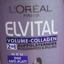 L’Oréal Elvital Volume-Collagen 2in1 Aufpolsterndes Pflegeshampoo & Spülung (24h Anti-Platt)