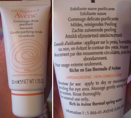 Eau Thermale Avène Gentle Purifying Scrub