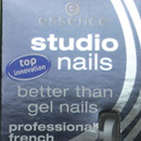 essence studio nails better than gel nails professional french nail tips, Farbe: 03 silver