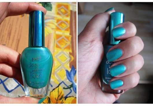 p2 deep water love nail polish, Farbe: 020 green lagoon (Limited Edition)