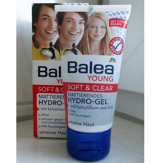 Balea Young Soft & Clear Mattierendes Hydro-Gel