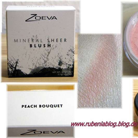 Zoeva Mineral Sheer Blush, Farbe: Peach Bouquet