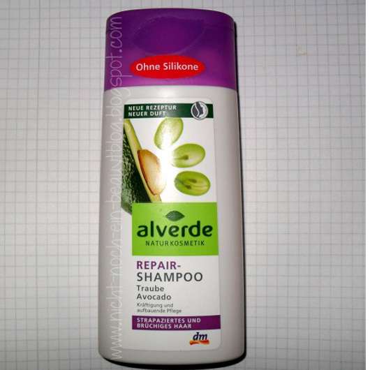alverde Repair-Shampoo mit Traube und Avocado