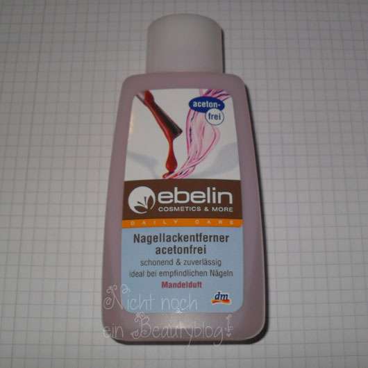 ebelin Nagellackentferner acetonfrei mit Mandelduft