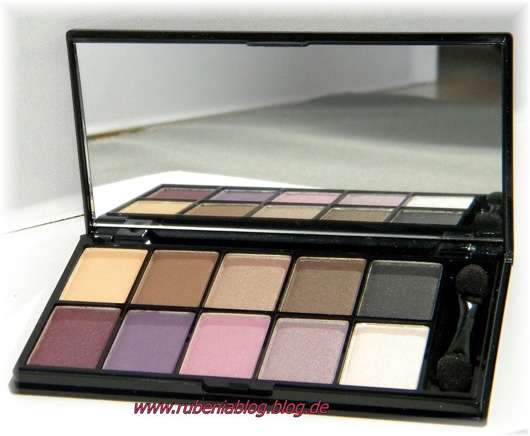 NYX 10 Color Eyeshadow Palette The Runway Collection, Farbe: Versus